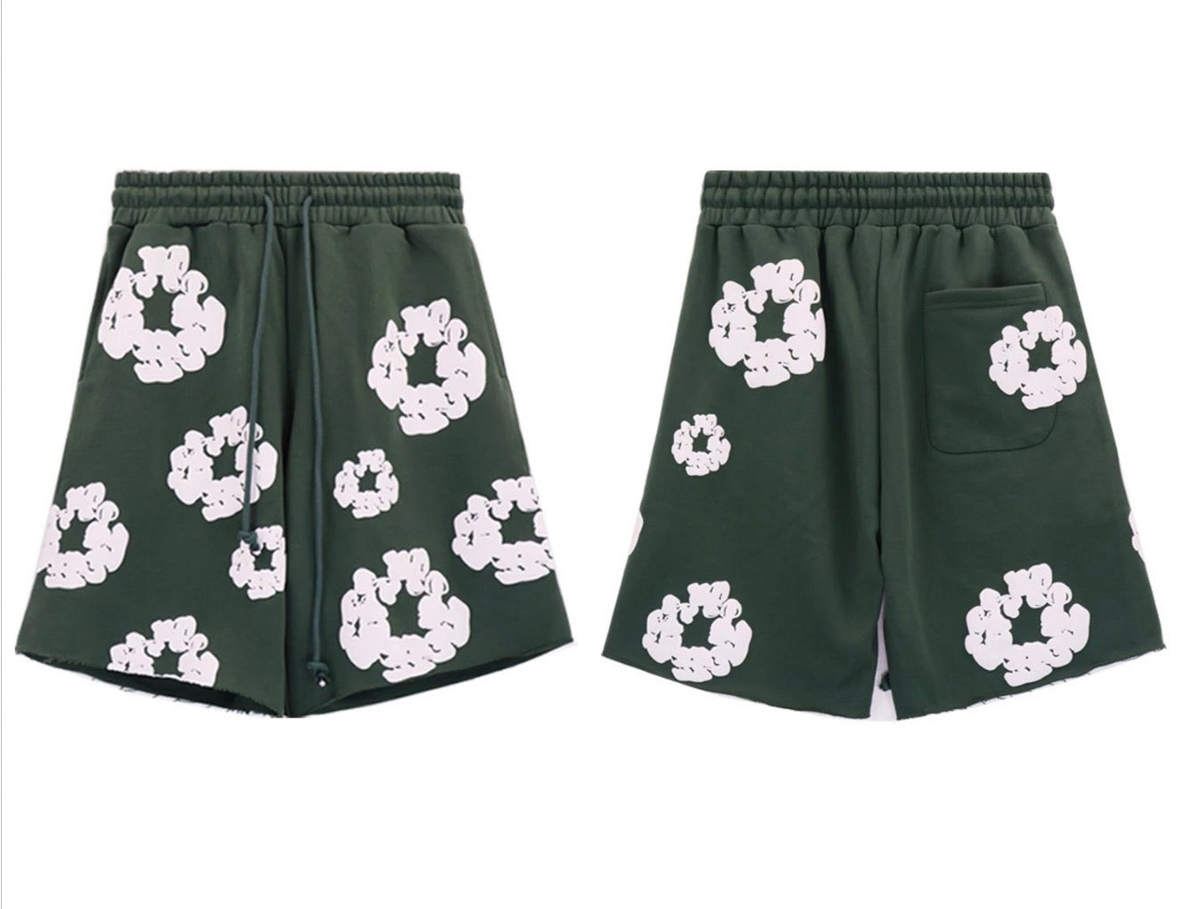 Green Denim Tears Shorts