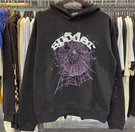 Black SP5DER Hoodie