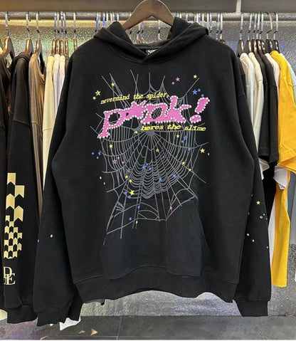 Black SP5DER Hoodie