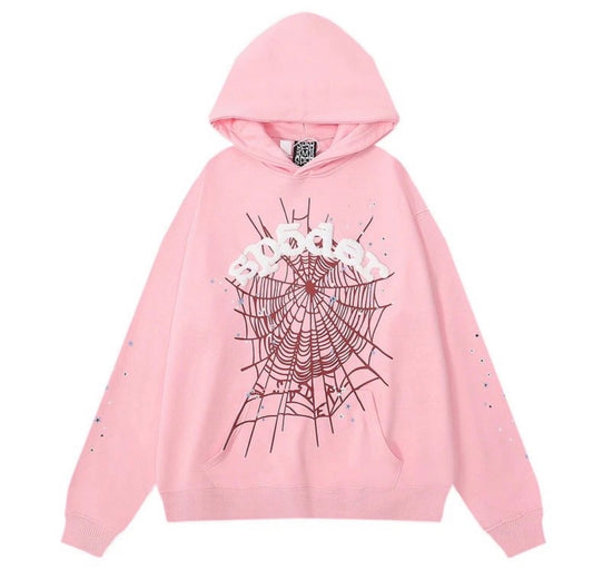 Light Pink SP5DER Hoodie