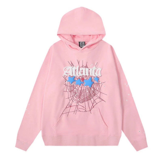Pink Pink Atlanta SP5DER Hoodie